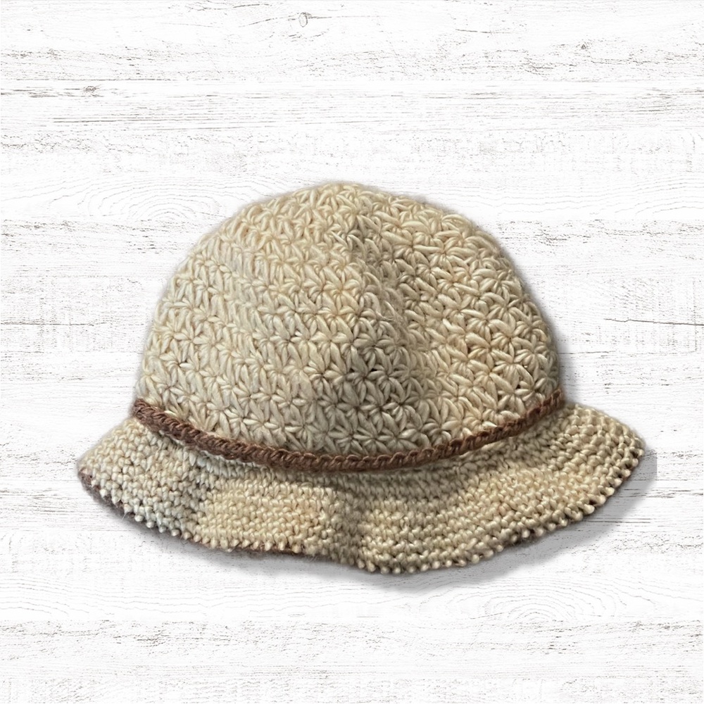 Vintage Looking Granny Boho Crochet Hat - Picture 2 of 5